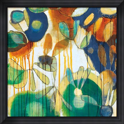 Framed Tropical Burst II Print