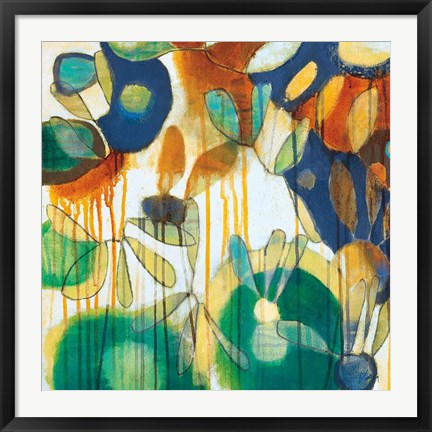 Framed Tropical Burst II Print