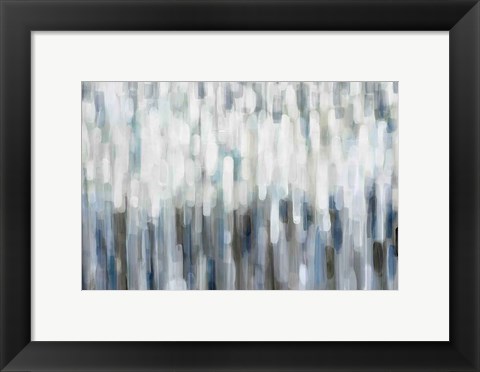 Framed Silver Rain Print