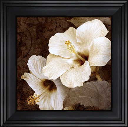 Framed Verdant Blooms Print