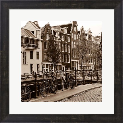 Framed Autumn in Amsterdam I Print