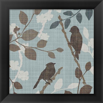 Framed Sparrow&#39;s Garden II Print