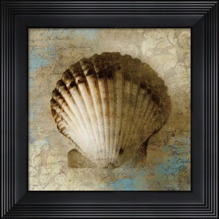 Framed Seaside Souvenir Print