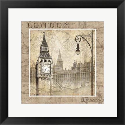 Framed London Calling Print