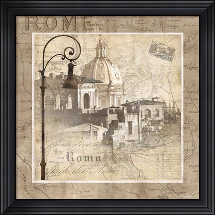 Framed When in Rome Print