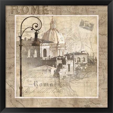 Framed When in Rome Print