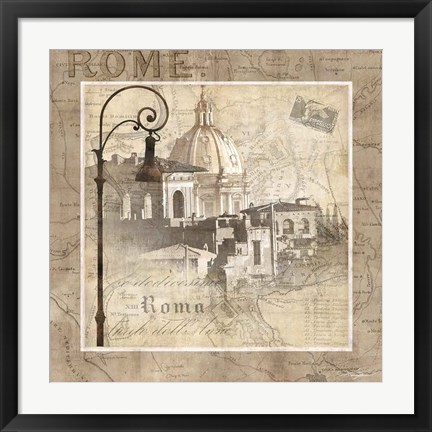 Framed When in Rome Print