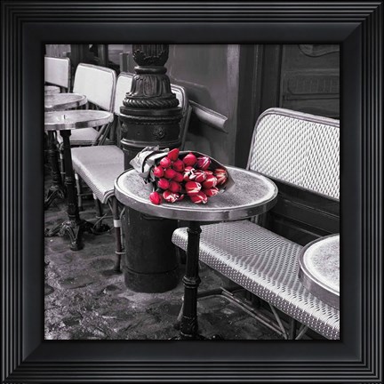 Framed Say It With Flowers I Print