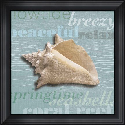 Framed Beach Collection IV Print