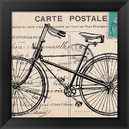 Framed Velocipede Print