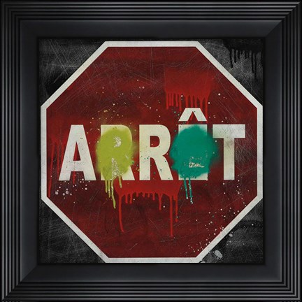 Framed Arret Print