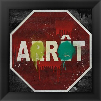 Framed Arret Print