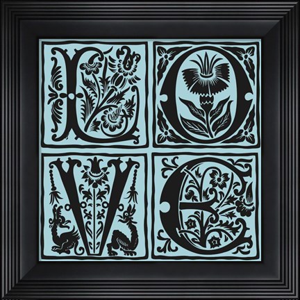 Framed LOVE Print