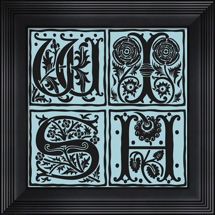 Framed WISH Print