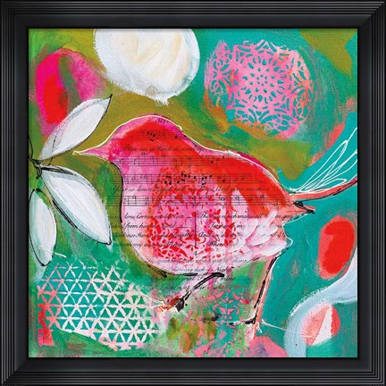 Framed Petite Bird I Print