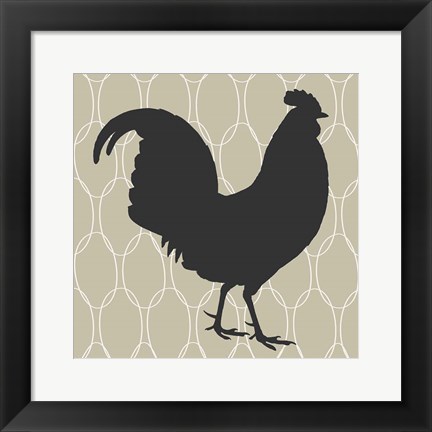 Framed Cock-a-doodle-doo Print