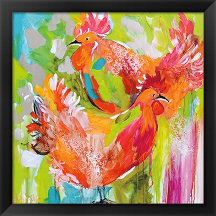 Framed You Ruffle My Feathers Print