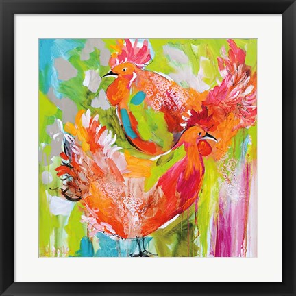 Framed You Ruffle My Feathers Print