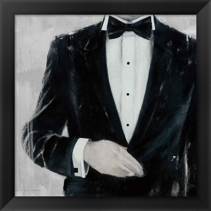 Framed Black Tie Optional Print