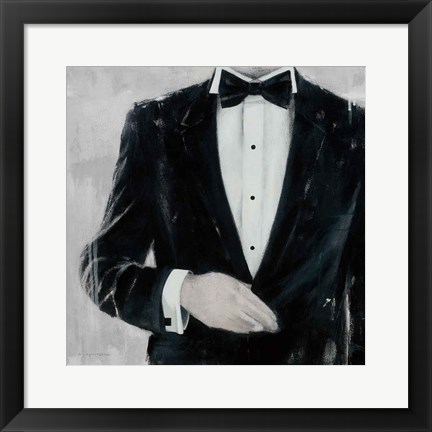 Framed Black Tie Optional Print