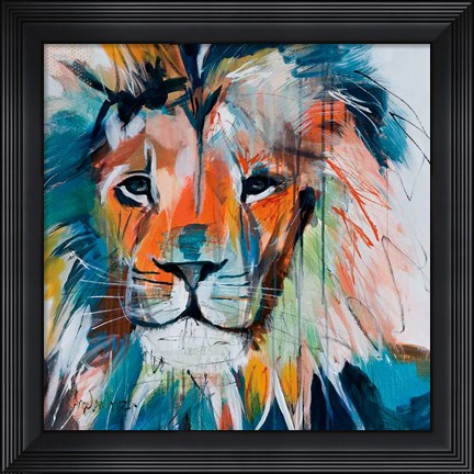 Framed Do You Want My Lions Share Print