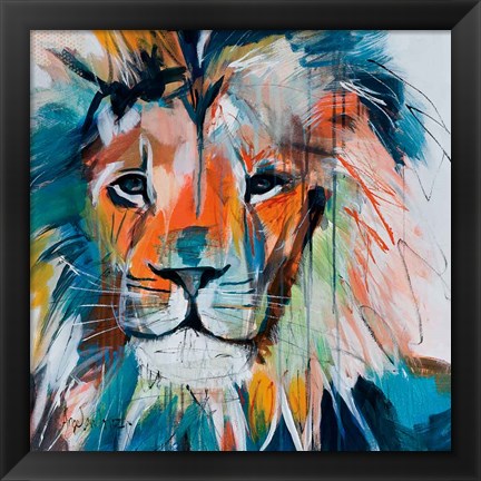 Framed Do You Want My Lions Share Print