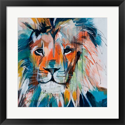 Framed Do You Want My Lions Share Print