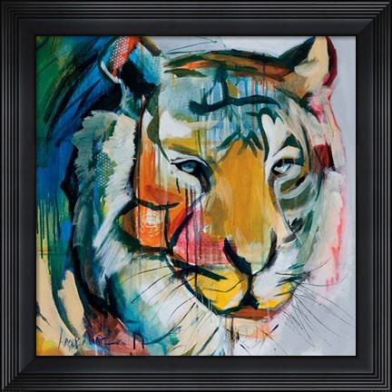 Framed Tiger Tiger Print