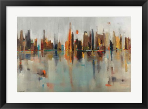 Framed Golden Harbor Print