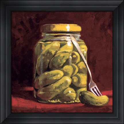 Framed Pickle Fork Print