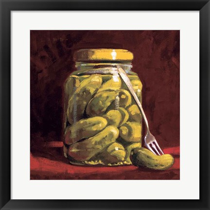 Framed Pickle Fork Print