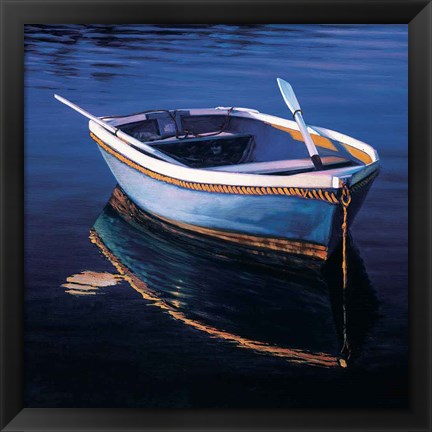 Framed Harbor Glow Print