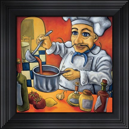 Framed Leonardo Print