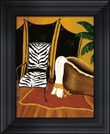 Framed Safari Bath Print