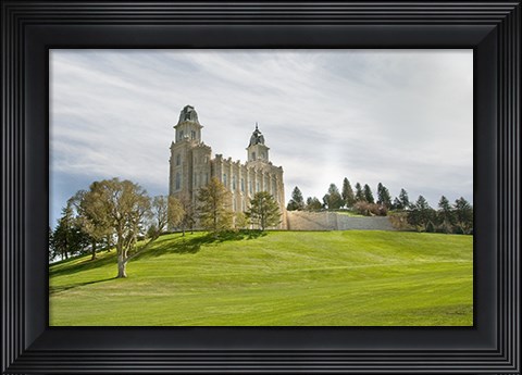 Framed Manti Temple Print