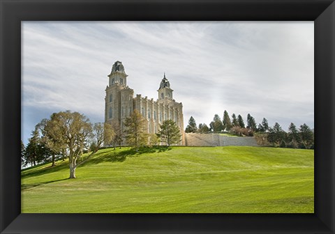 Framed Manti Temple Print