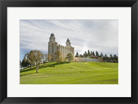 Framed Manti Temple Print