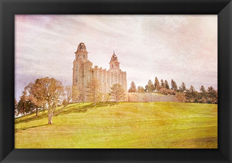 Framed Manti Temple II Print