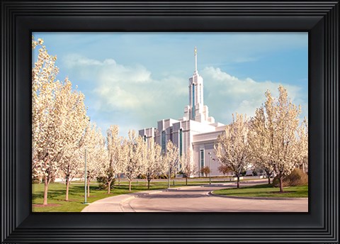 Framed Mt. Timpanogas Temple Print