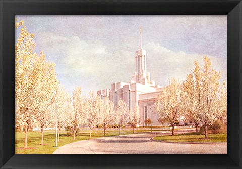 Framed Mt. Timpanogas Temple II Print