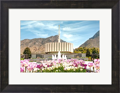Framed Provo Temple Print