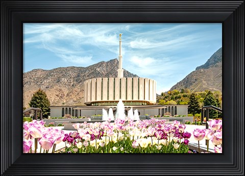 Framed Provo Temple Print