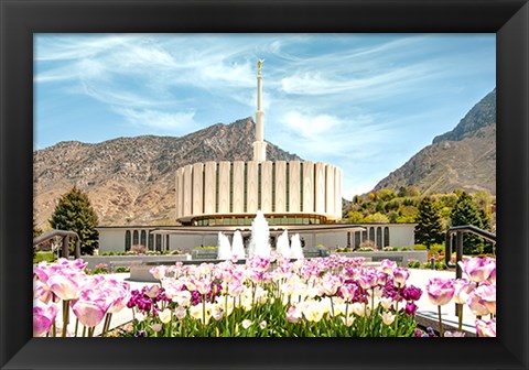 Framed Provo Temple Print