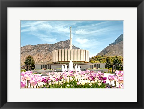 Framed Provo Temple Print