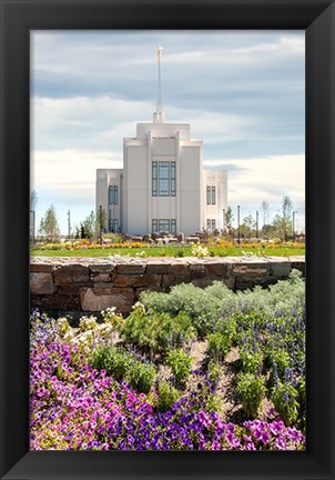 Framed Twin Falls Temple Print