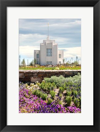 Framed Twin Falls Temple Print