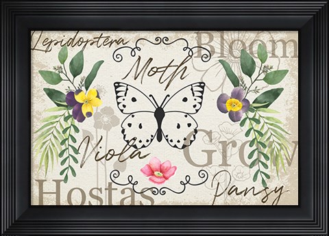 Framed Spring Flowers Print