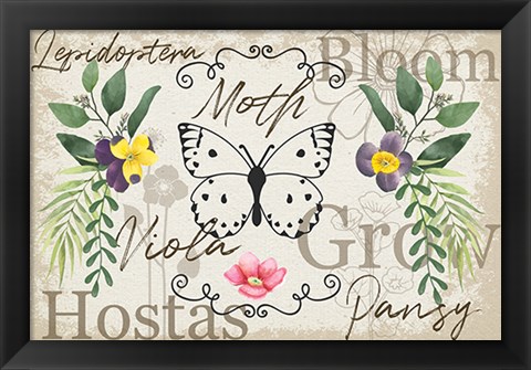 Framed Spring Flowers Print