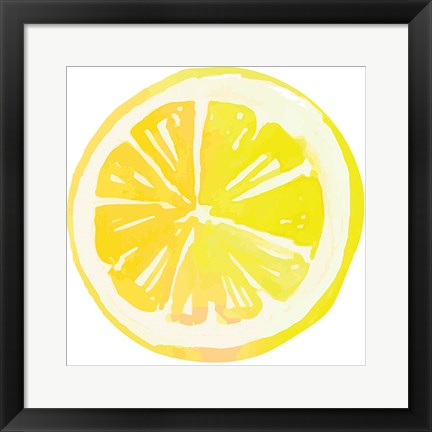 Framed Lemon Place Print