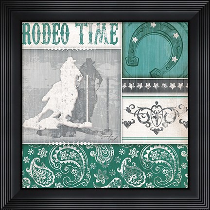 Framed Rodeo Time Print